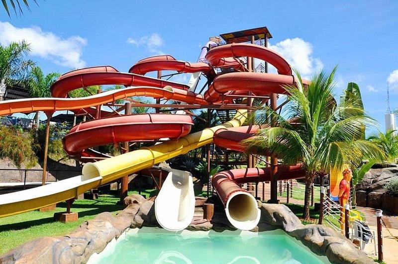 Nautico Flat Com Acesso Ao Clube Nautico Praia- Caldas Novas Eksteriør bilde
